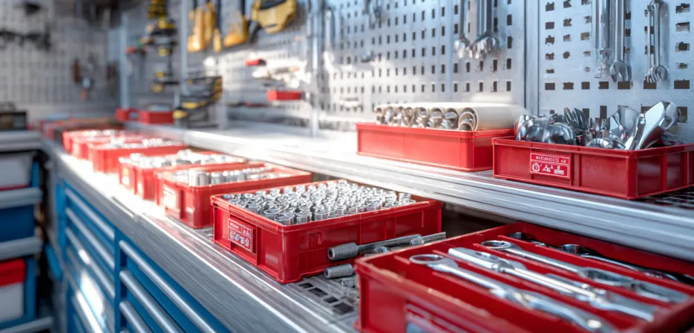 How to organise tools in a storage unit